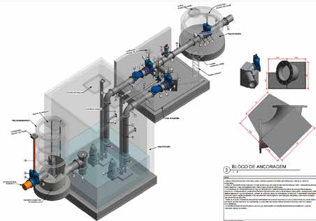 Modelagem 3D da estação elevatória